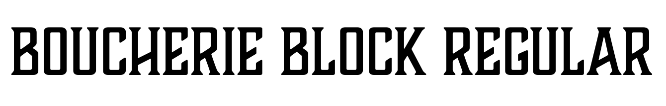 Boucherie Block Regular